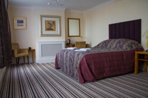 The mini-suite at the front of the Ferry House Lodge